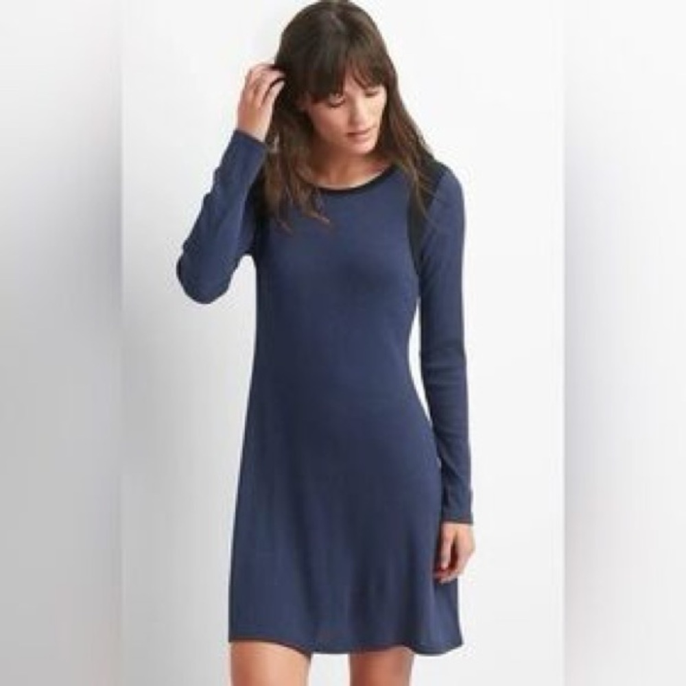 Gap A-line skater sweater dress petite XS